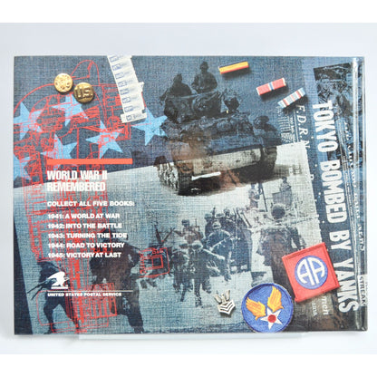 1942: Into The Battle WWII Remembered Book USPS Postal Service Stamp Book