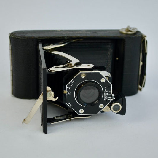 Kodak Junior Six-20 Black Folding Camera Vintage UNTESTED 1930s