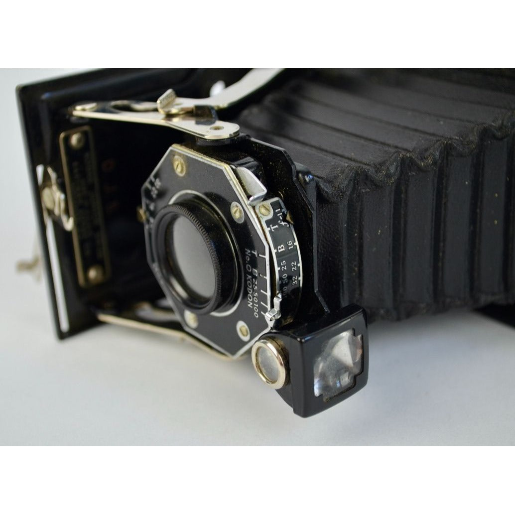Kodak Junior Six-20 Black Folding Camera Vintage UNTESTED 1930s
