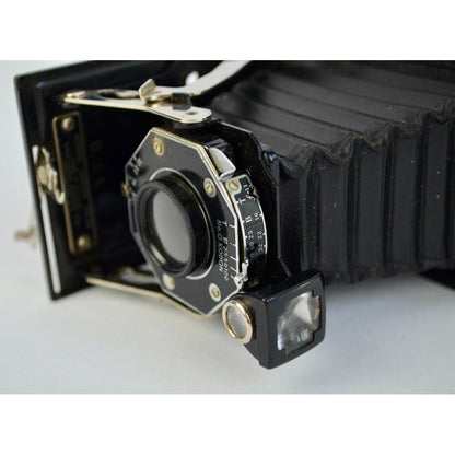 Kodak Junior Six-20 Black Folding Camera Vintage UNTESTED 1930s