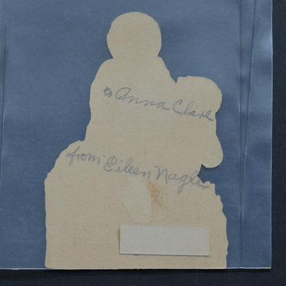 Vintage Valentine Card Germany To My Dear One Girl Bow Arrow