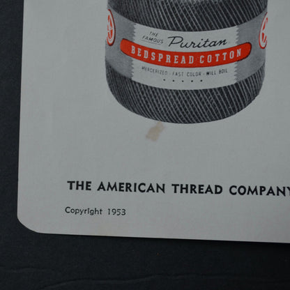 Vintage 1953 Star Doily Book No. 104 By The American Thread Co. Crochet Patterns For Pineapples Flowers Ruffles & More