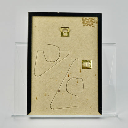 Vintage Framed Print Girl in front of Mirror 5 x 7"