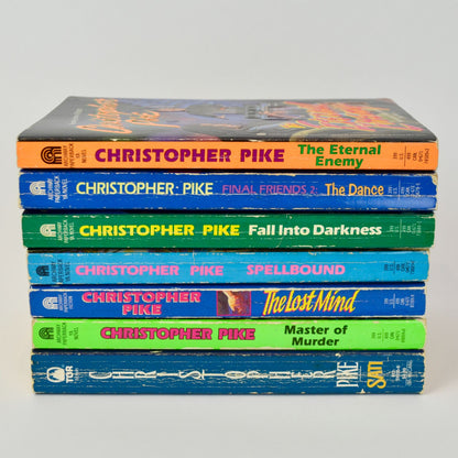 Christopher Pike Vintage YA Horror/Thriller Lot of 7 Books Mixed Titles 1st Editions