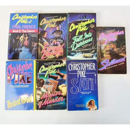 Christopher Pike Vintage YA Horror/Thriller Lot of 7 Books Mixed Titles 1st Editions