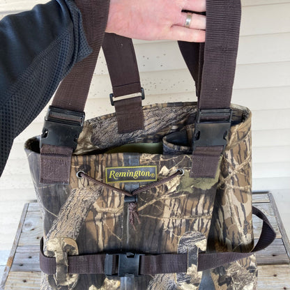 Remington Camo Chest Waders Nylon 16022 BU Men's Size 8 Boots