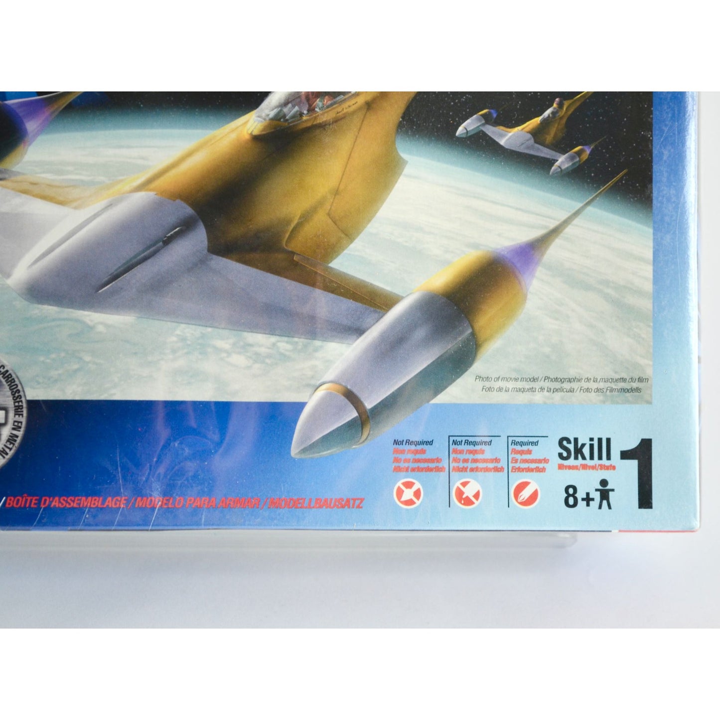 AMT Ertl Star Wars Episode 1 Naboo Starfighter Diecast 1:48 Model Kit NEW SEALED