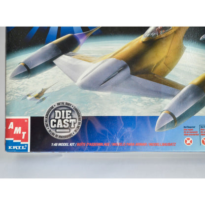 AMT Ertl Star Wars Episode 1 Naboo Starfighter Diecast 1:48 Model Kit NEW SEALED