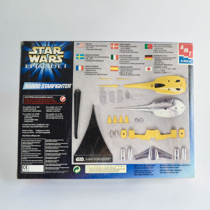AMT Ertl Star Wars Episode 1 Naboo Starfighter Diecast 1:48 Model Kit NEW SEALED