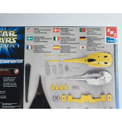 AMT Ertl Star Wars Episode 1 Naboo Starfighter Diecast 1:48 Model Kit NEW SEALED