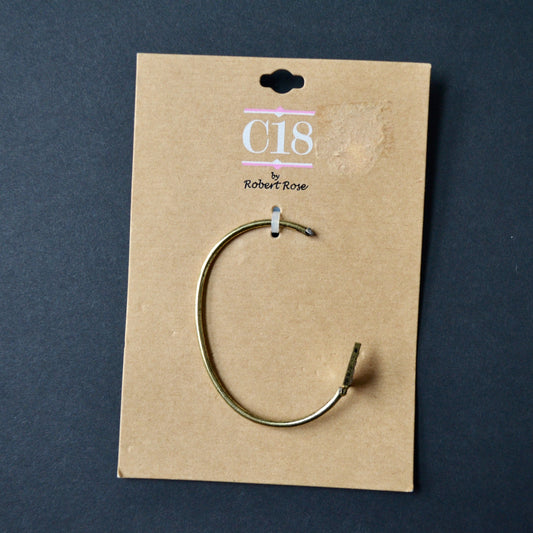 C18 by Robert Rose Open Bangle Bracelet CZ Arrow New