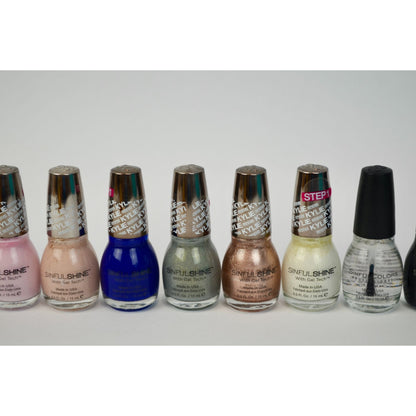 Sinful Colors SinfulShine King Kylie Nail Polishes Lot of 9 NEW