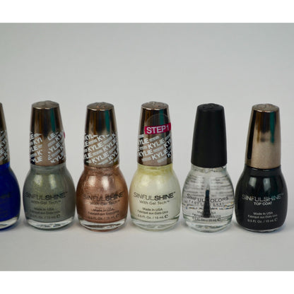 Sinful Colors SinfulShine King Kylie Nail Polishes Lot of 9 NEW