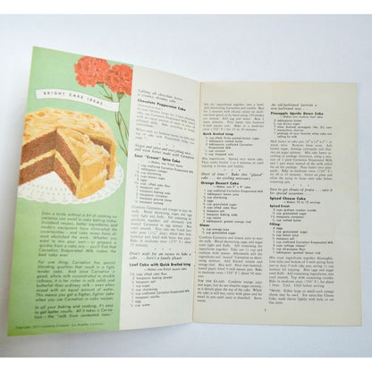 Baking Secrets by Mary Blake Booklet Vintage 1955 Carnation