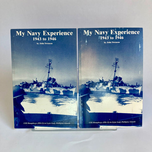 Lot 2 WWII Books: My Navy Experience 1943-1946 & Prisoner of War