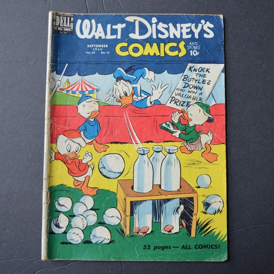 Walt Disney's Comics and Stories September 1950 Vol. 10 No. 12 Vintage