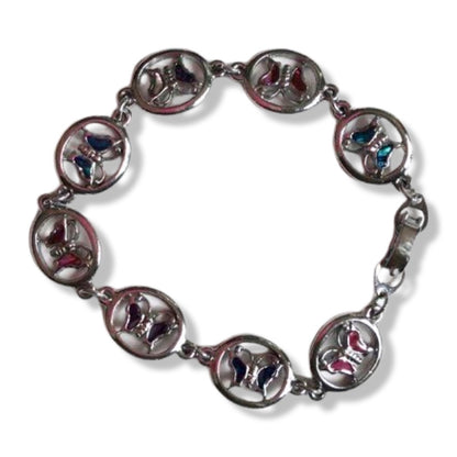 Silver Butterfly Bracelet
