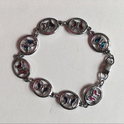 Silver Butterfly Bracelet
