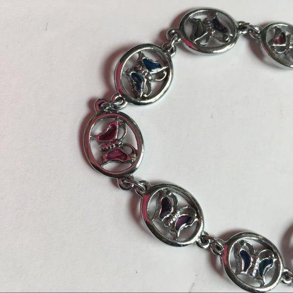 Silver Butterfly Bracelet