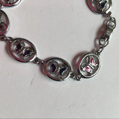 Silver Butterfly Bracelet