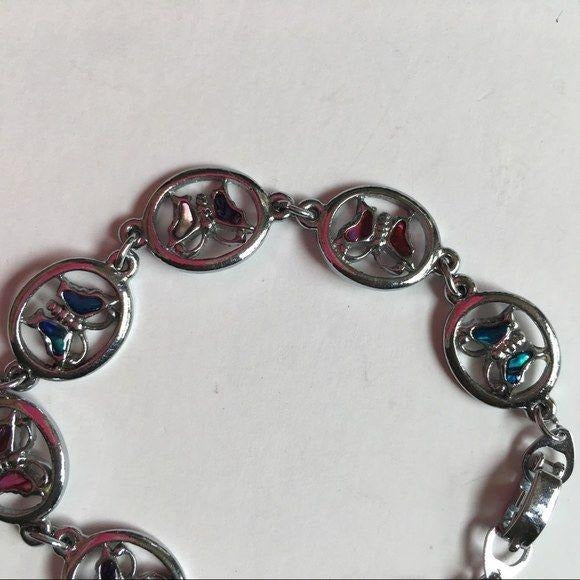 Silver Butterfly Bracelet