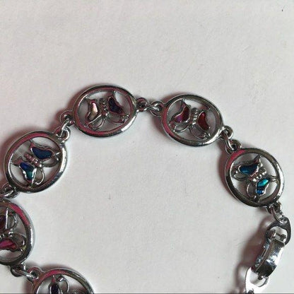 Silver Butterfly Bracelet
