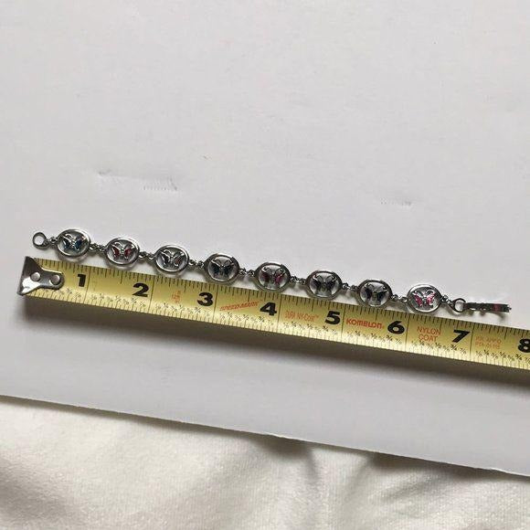 Silver Butterfly Bracelet