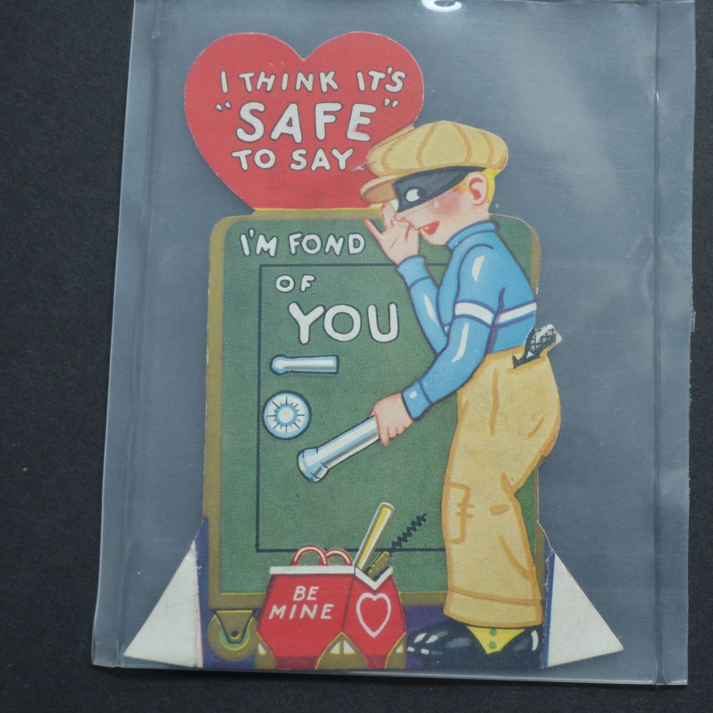 Vintage Valentine USA I Think It's Safe to Say I'm Fond of You