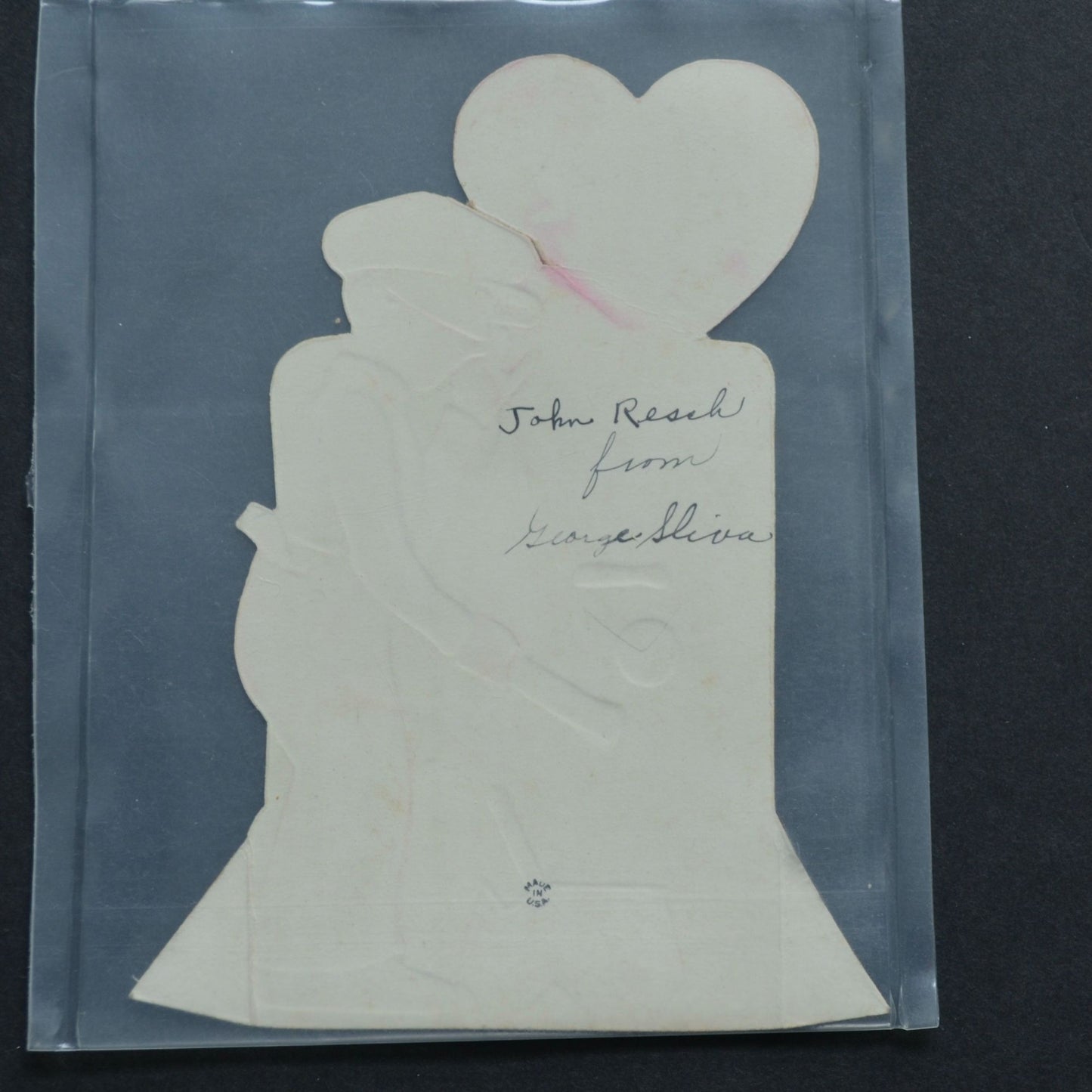 Vintage Valentine USA I Think It's Safe to Say I'm Fond of You