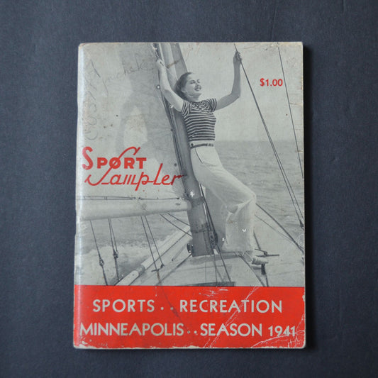 Sport Sampler Minneapolis Season 1941 Booklet Vintage