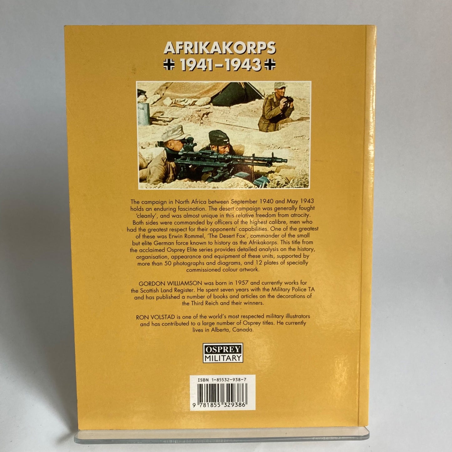 Afrikakorps 1941-1943 by Gordon Williamson Book WWI World War II