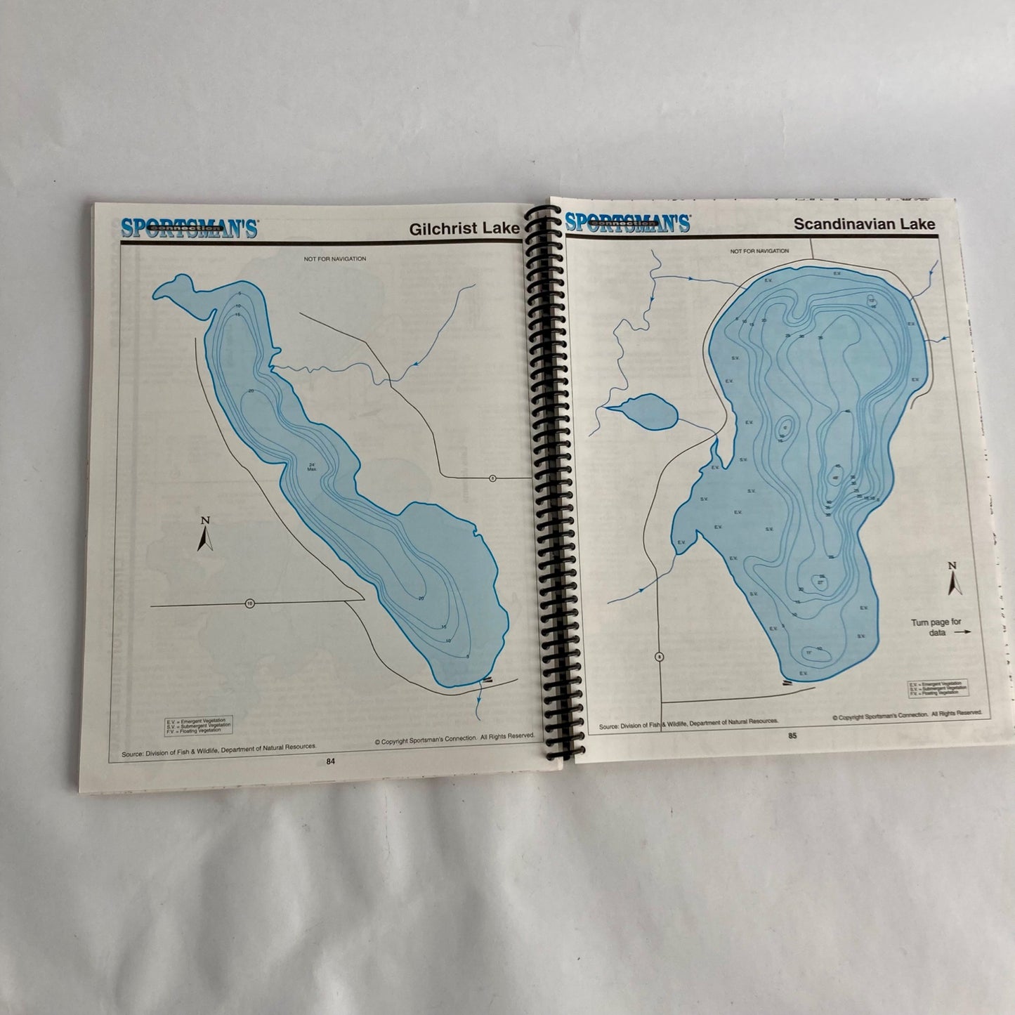 Sportsman's Connection Alexandria Area & Stearns-Todd Fishing Map Guide Book MN