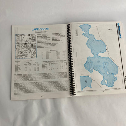 Sportsman's Connection Alexandria Area & Stearns-Todd Fishing Map Guide Book MN