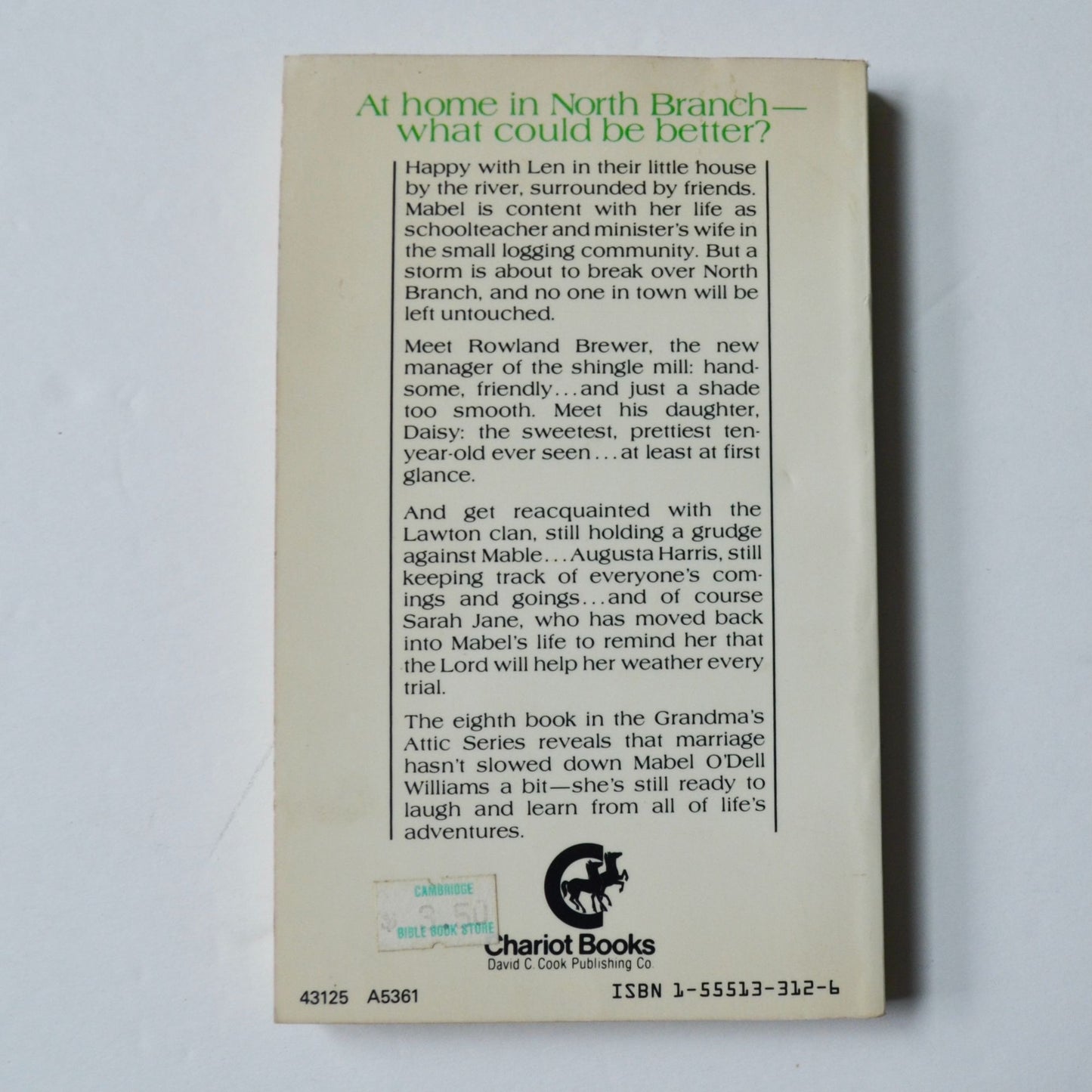 At Home in North Branch Arleta Richardson Book Vintage