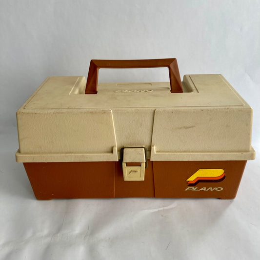 Vintage Plano 2200 Tackle Box 2-Tray Fishing