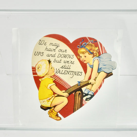 Carrington Co. Vintage Valentine Card Ups and Downs