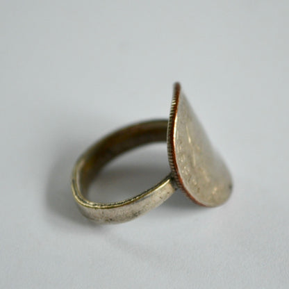 1970 US Dime Ring Vintage Size 4.5