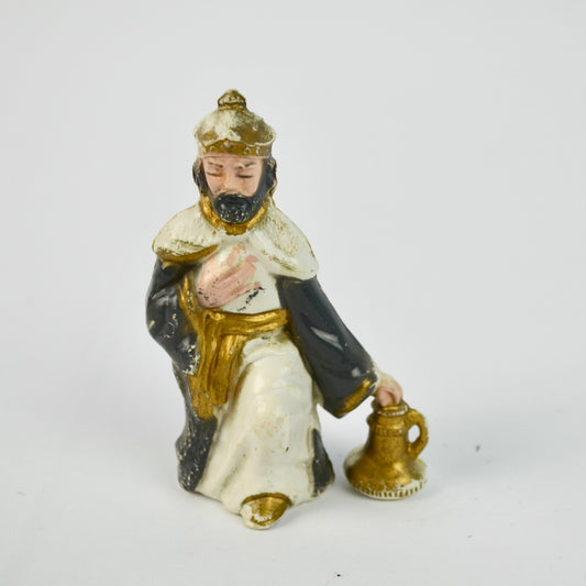 Vintage Nativity Replacement Piece Wise Man Plastic