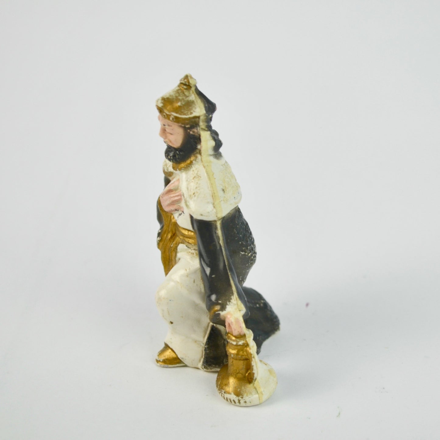 Vintage Nativity Replacement Piece Wise Man Plastic