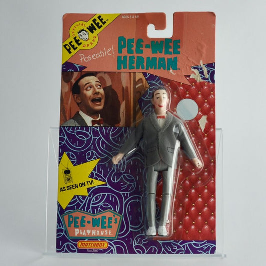 Matchbox Pee-Wee Herman Playhouse Poseable Figure Vintage NEW