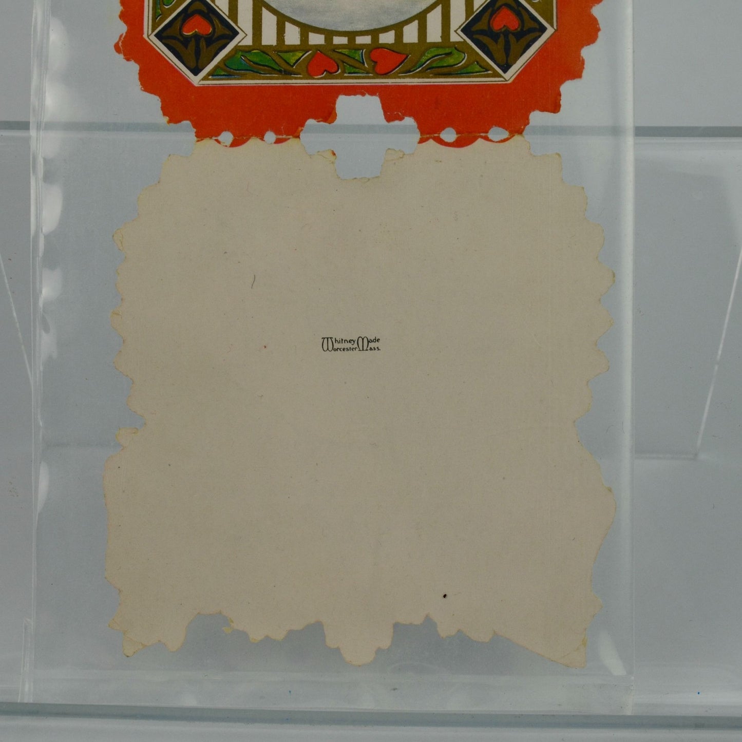 Vintage Valentine's Day Card Whitney Made Girl & Cupids