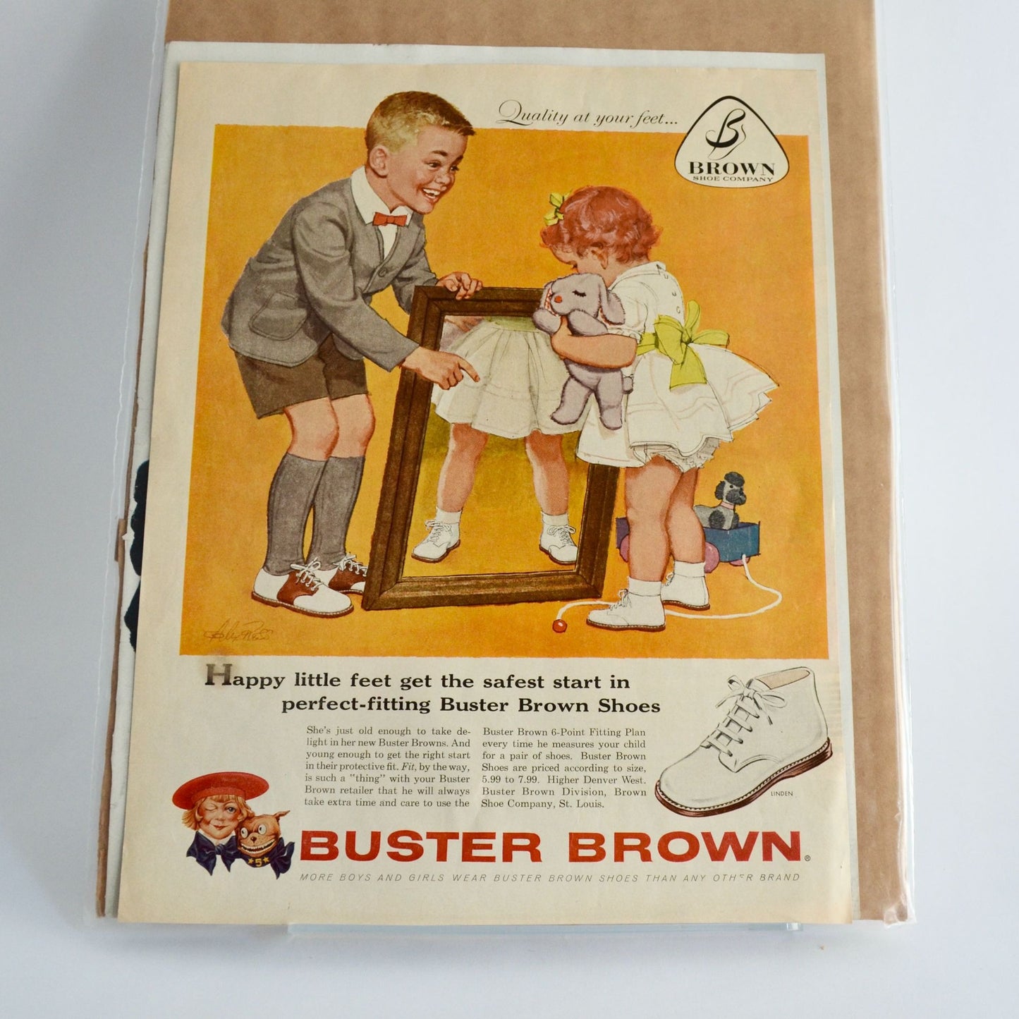 Ford Edsel Red Car Vintage Ad Buster Brown Life Magazine Nov 10 1958