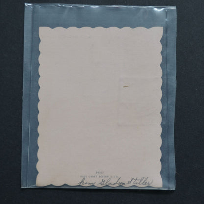 Rust Craft Vintage Valentine Card Greetings Floral Poem