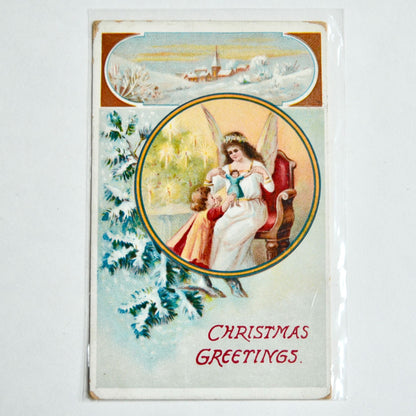 1911 Antique Christmas Postcard Greetings