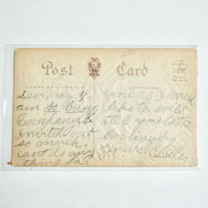 Antique Early 1900s A Merry Christmas Postcard Series 403