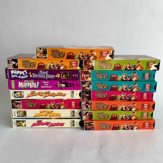 The Muppet Show Movies VHS Lot of 15