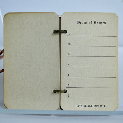 Antique 1925 Gamma Phi Delta Dance Card 10th Annual Draper Hall Oconomowoc Wisconsin
