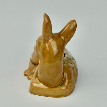 Vintage Deer Bambi Planter MCM Ceramic Brown