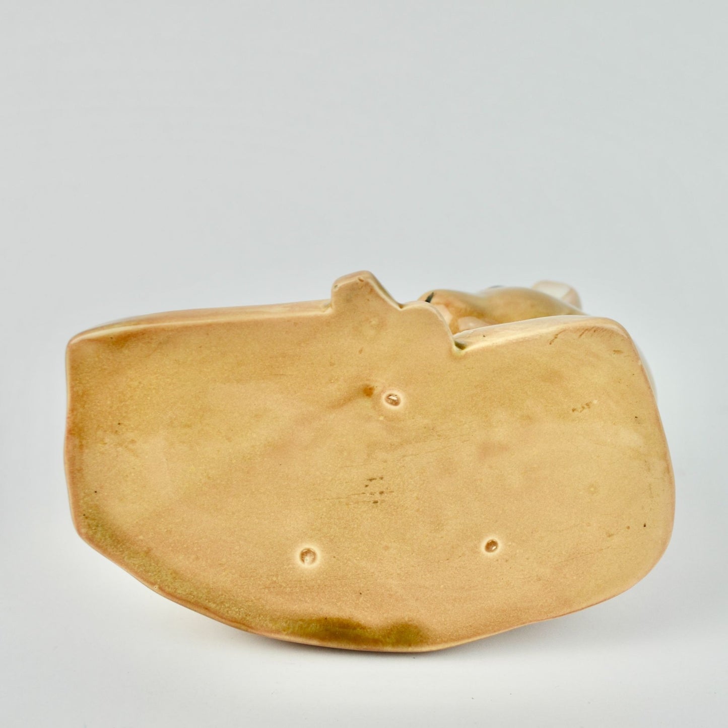 Vintage Deer Bambi Planter MCM Ceramic Brown