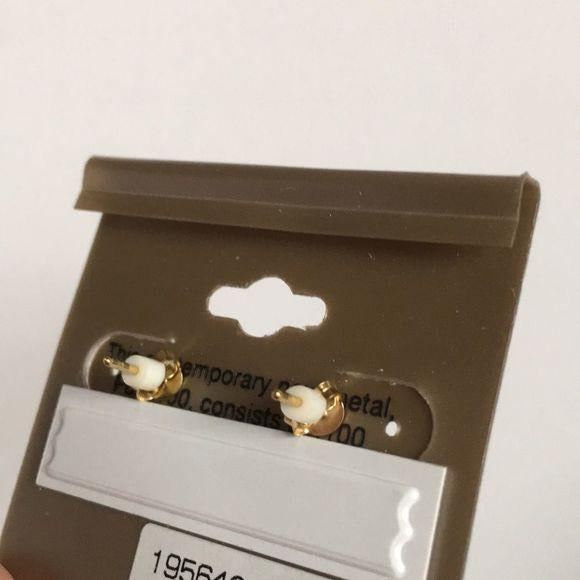 New Danecraft 24KT Gold Over Silver Earrings